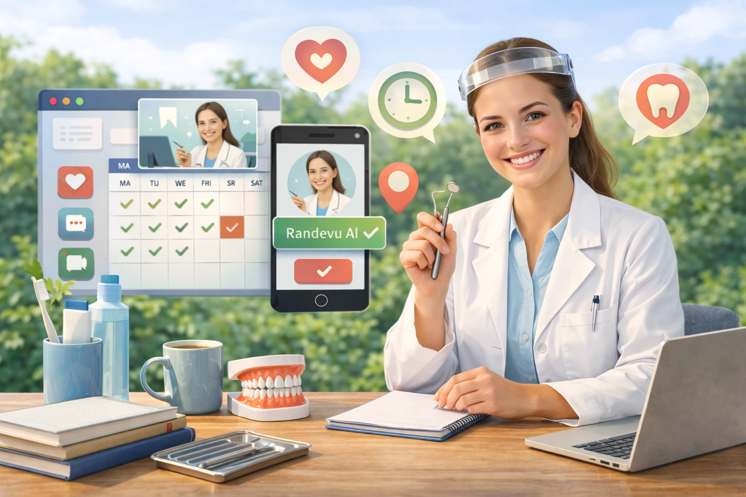 Dis hekimleri icin Bagla.app klinik yonetim gorunumu