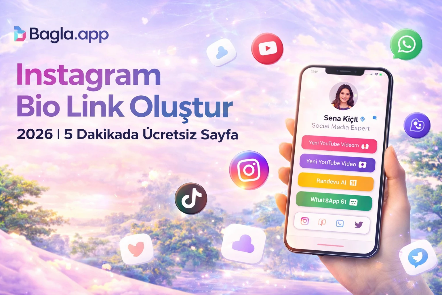Bagla.app ile Bio Link Sayfanı 5 Dakikada Oluştur