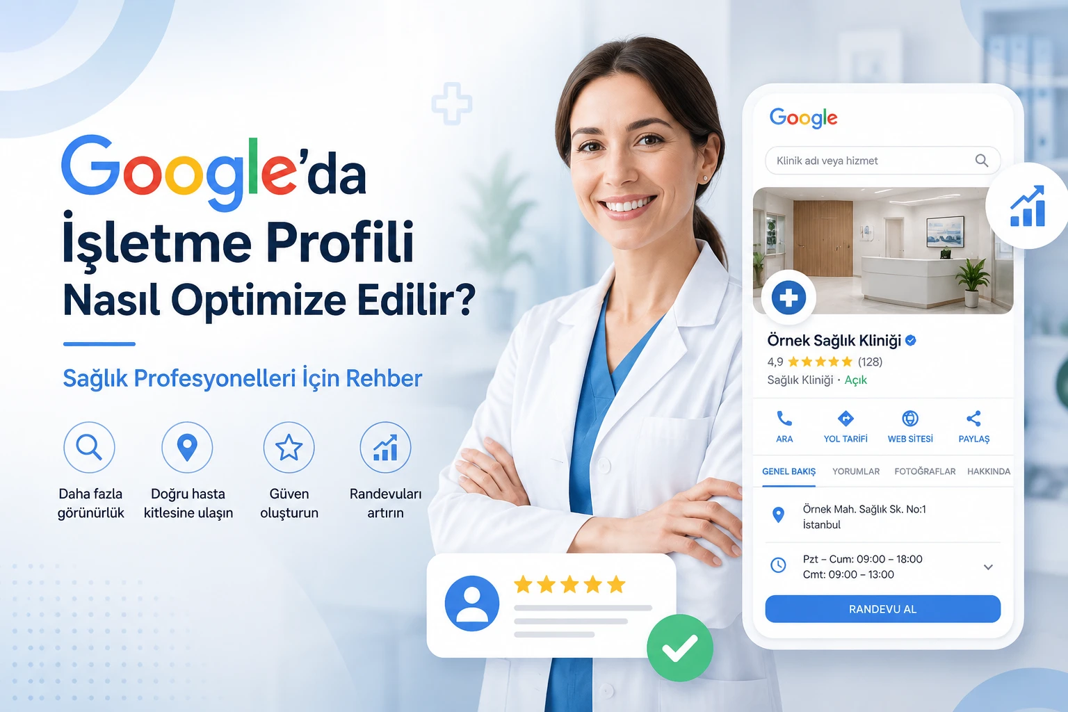 Google'da İşletme Profili Nasıl Optimize Edilir? Sağlık Profesyonelleri İçin Rehber