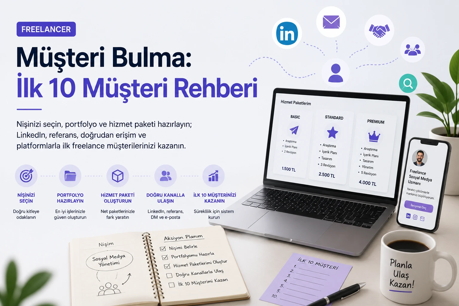 Freelancer Müşteri Bulma: İlk 10 Müşteri Rehberi
