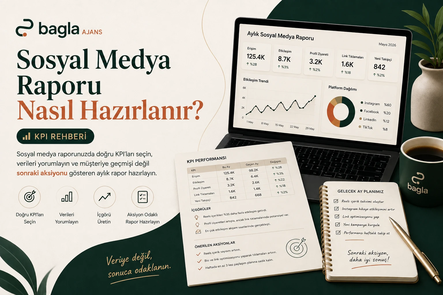 Sosyal Medya Raporu Nasıl Hazırlanır? KPI Rehberi