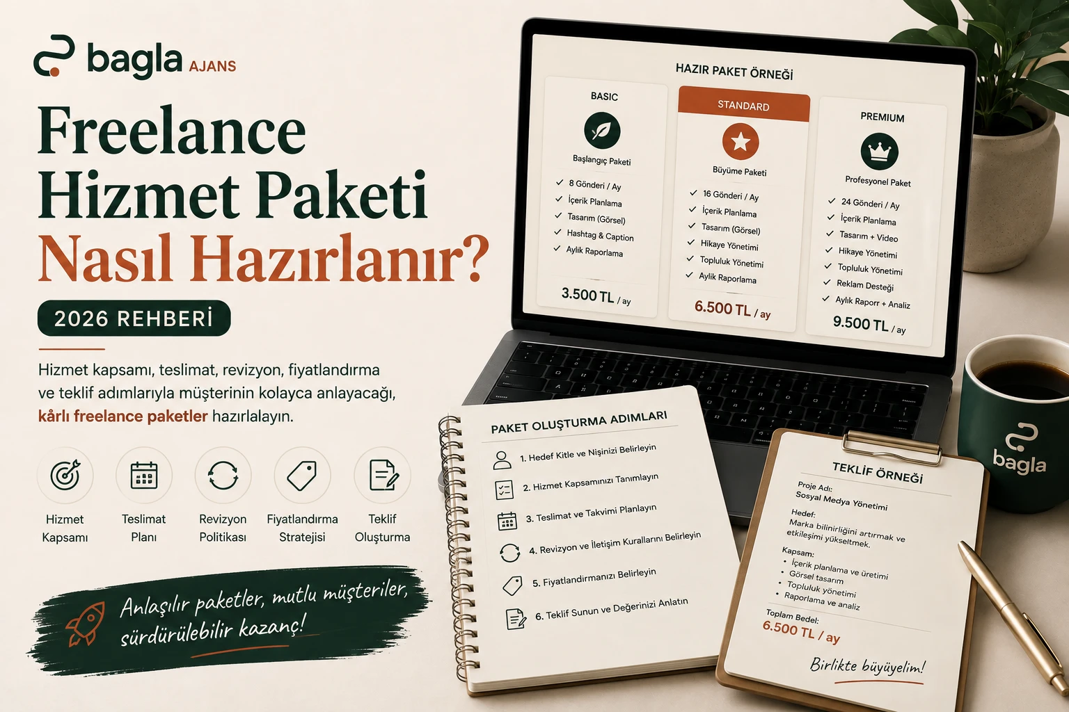 Freelance Hizmet Paketi Nasıl Hazırlanır? 2026 Rehberi