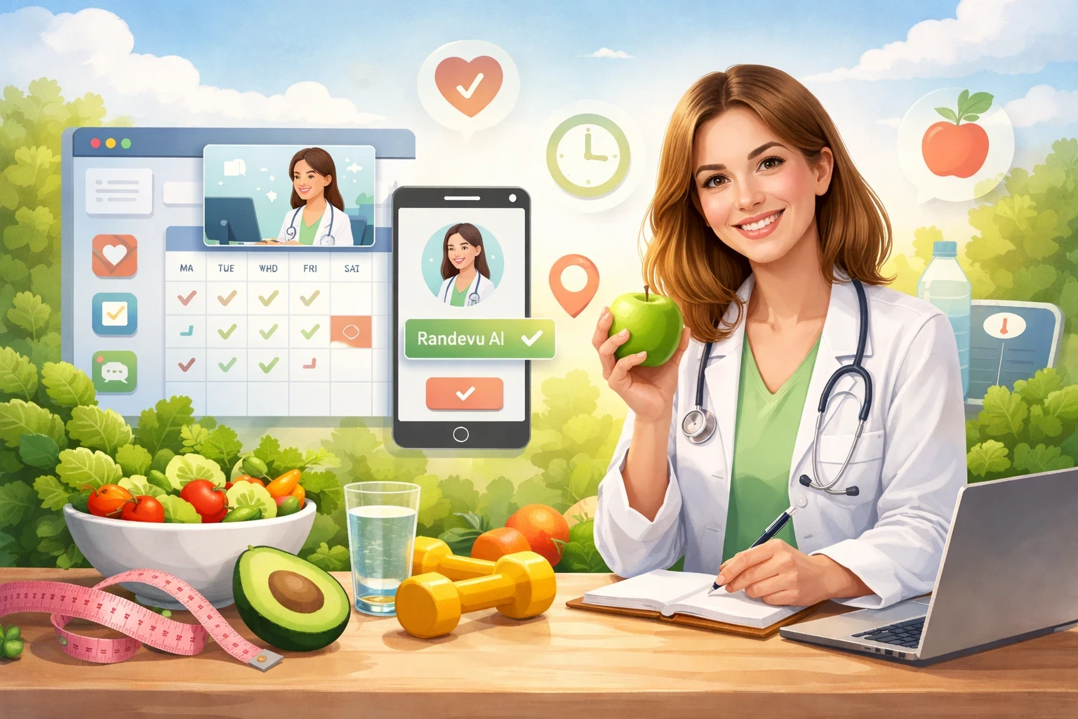 Diyetisyen randevu sisteminizi ve bio link akisinizi tek panelde yonetin.